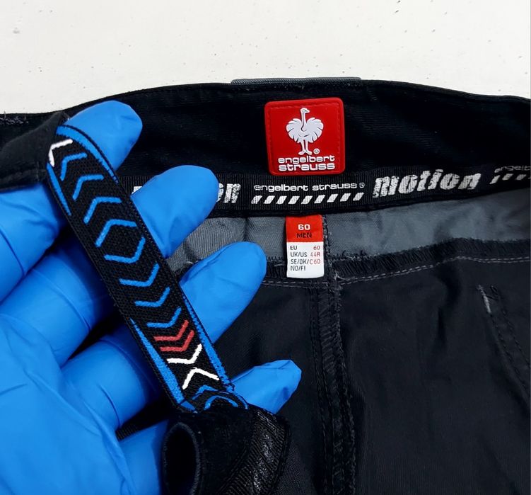 Pantaloni salopeta Engelbert Strauss Cordura Motion 2020, Nr. 60 un XXL ptr barbați și borseta scule ES Motion Cordura nouă
