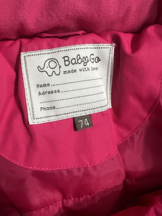 Зимнйи комбинезон 74 размер