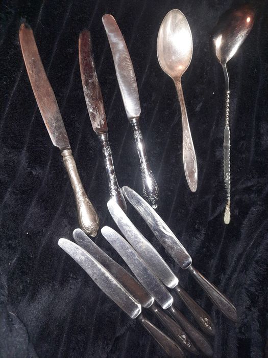 Ножи мельх и прочее почти даром