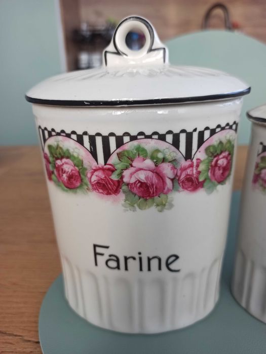 Френски винтидж керамични буркани