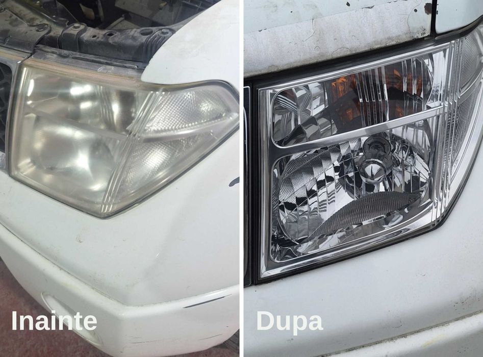 Recondiționare/polish faruri auto + ceramica (GARANȚIE 1 AN)