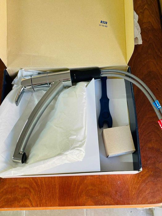 Robinet de bucătărie GROHE Start Eco 31685000, gura de scurgere plată