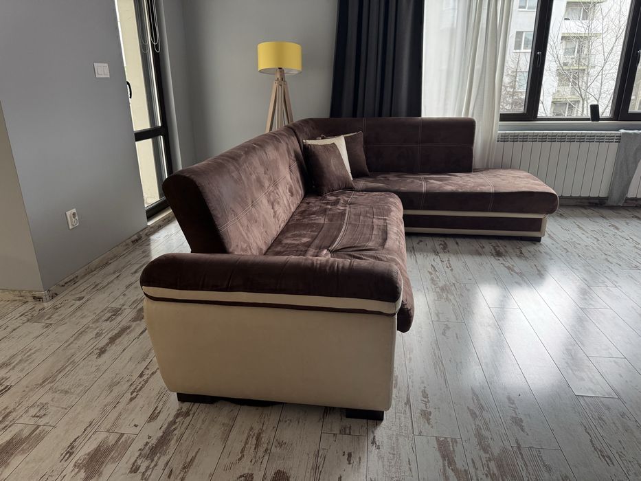 Диван с функция сън и ракла