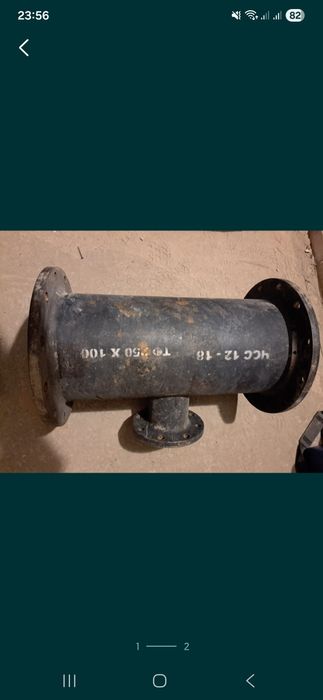 Тройник чугунный