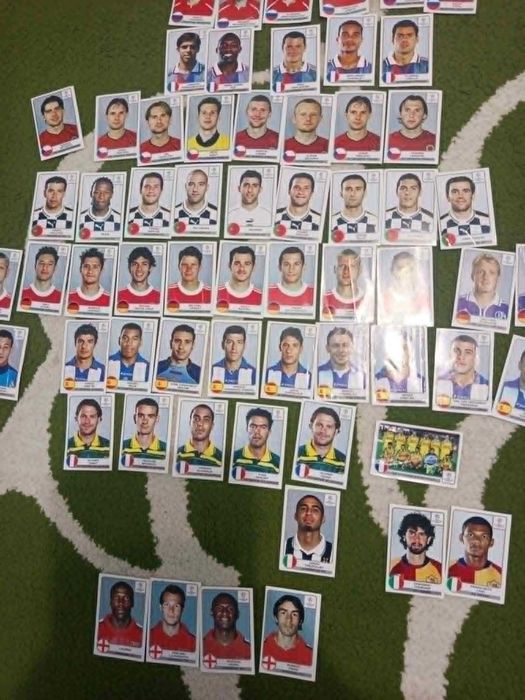 Стикери на Панини Евро 2012, 2016, FIFA World Cup 2018, 2026, Шампионска лига 2001/2002