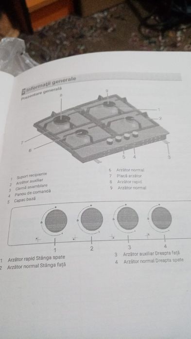 vand plita gaz incorporabila Beko noua