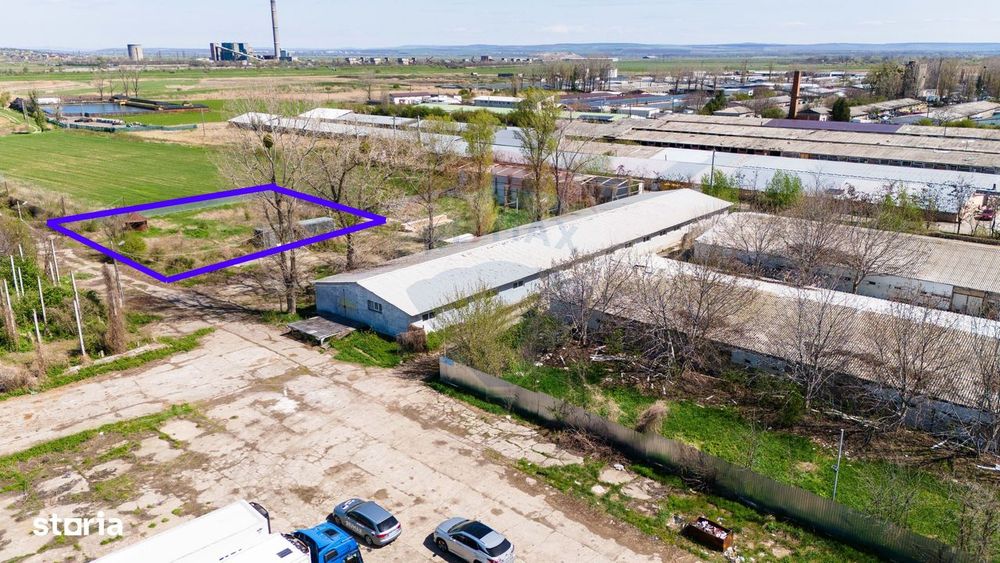 Teren industrial de vânzare, 987mp Tomești - Iași - Str. Stupinelor