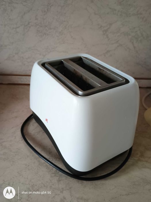 TОСТЕР за две филии TRFAL T34,  5 степени, бял, запазен