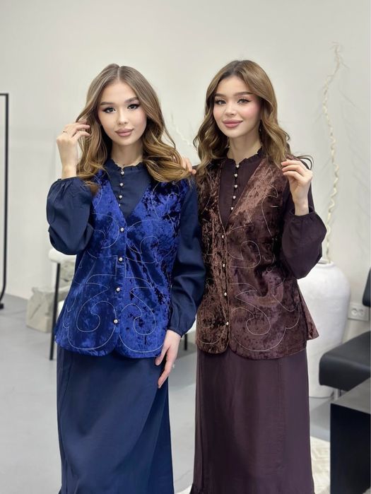 Двойка(платье+камзол)