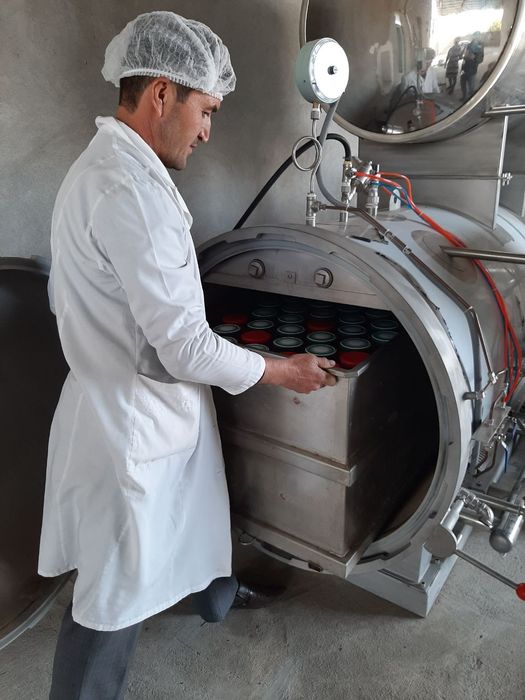 Avtoklav 280 ta 1 litrlik banka sigadi bir vaqtda