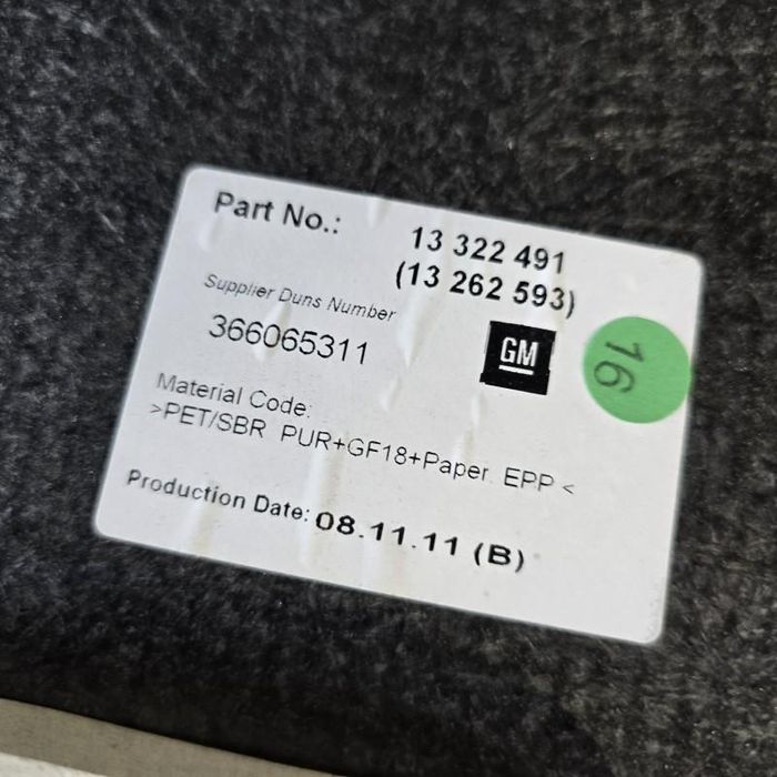 Mocheta tava portbagaj Opel Astra J Facelift