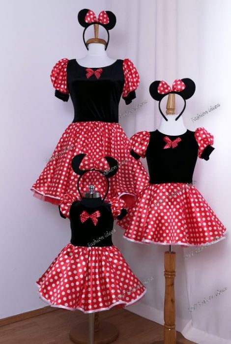 Rochie Minnie mouse costum aniversar Minnie mouse recuzita foto