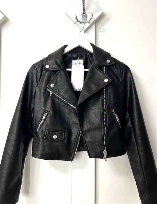 Дамско кожено яке Bershka