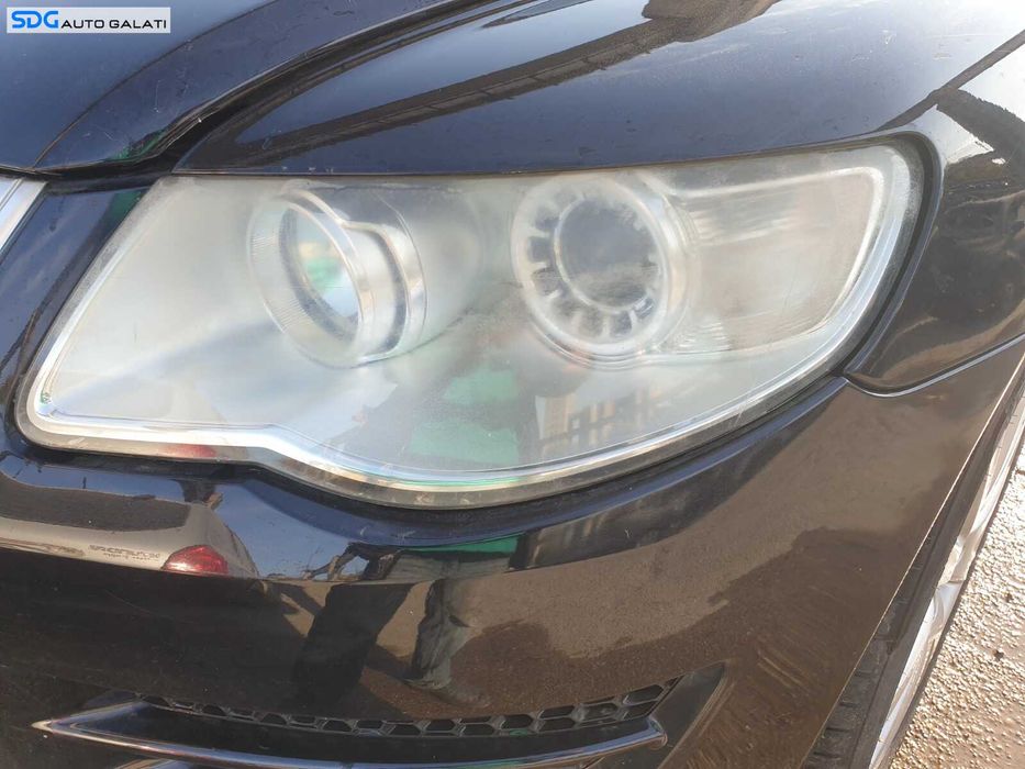 Far Stanga cu Lupa FARA Xenon Volkswagen Touareg FL Facelift 2007 - 2010 [C9680]