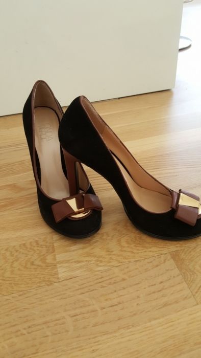 Туфли натуральная замша