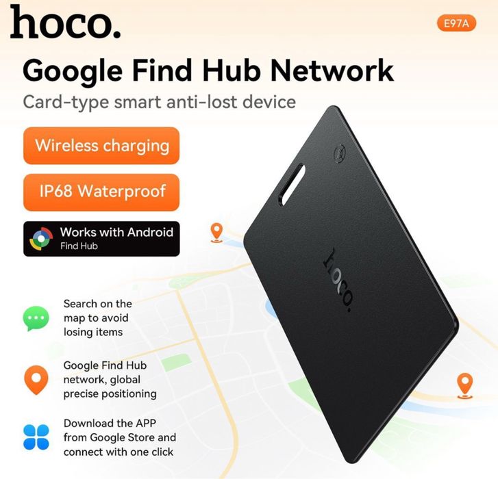 Hoco E91F Wallet Tag Смарт держатель картхолдер с защитой от потери