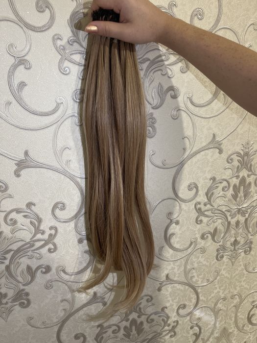 Натуральные волосы на капсулах