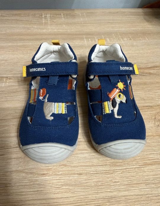 Sandale copii Biomecanics mărimea 22, bleumarin, foarte comode