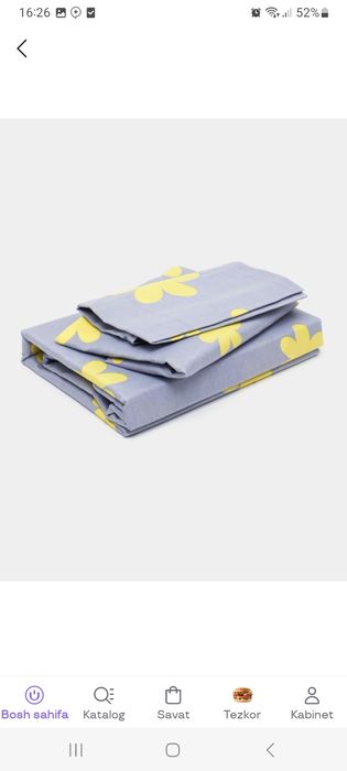 Pastel 2 kishilik,choyshablar to'plami,