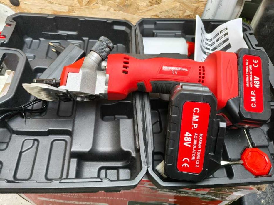 Masina tuns oi Campion Brushless 1000W,2 acumulatori 48V 6Ah*2b!New
