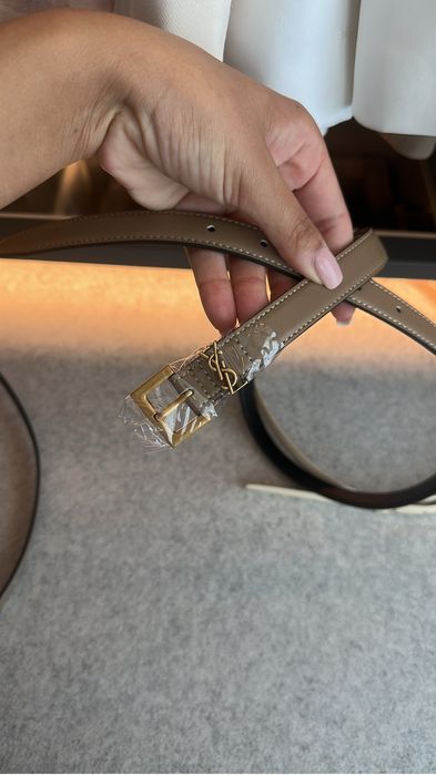 Curea piele naturala ysl