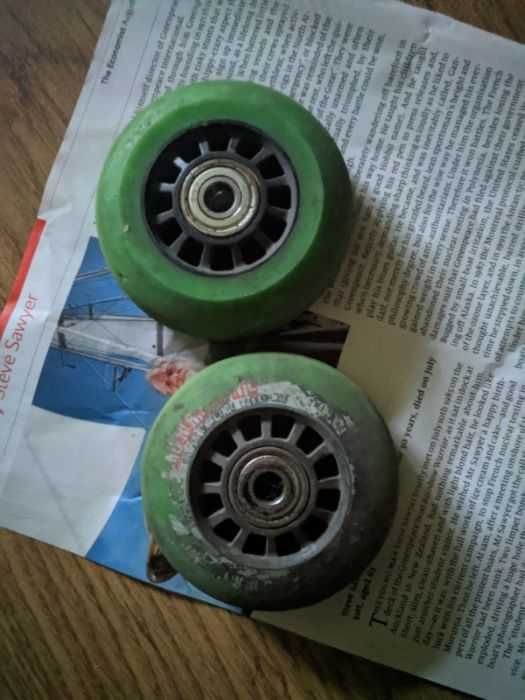 Role Salomon, sina metalica cu 16 roti si 32 rulmenti ABEC 7