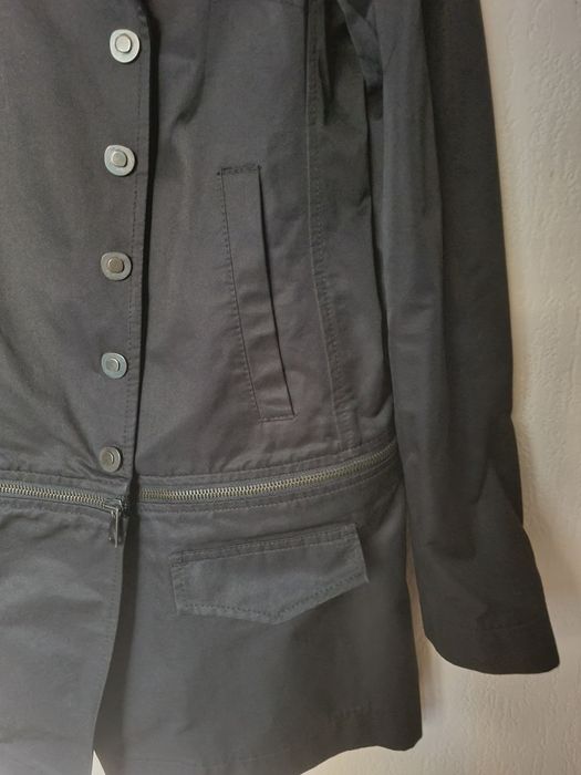 Тренчкот на Cop.Copine-черен цвят