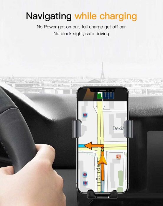 Q12 безжично зарядно за кола бързо безжично зарядно устройство