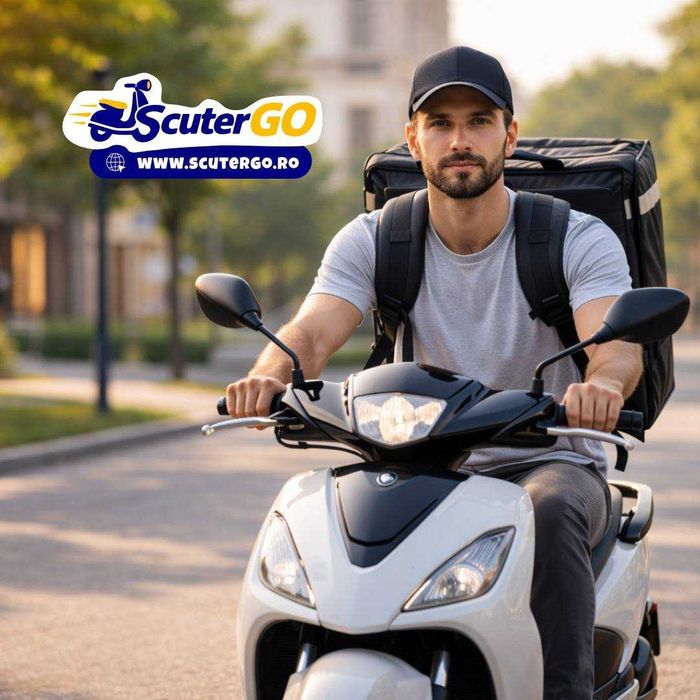 ScuterGO - Scuter de inchiriat Iasi - Livrari Glovo Wolt Bolt
