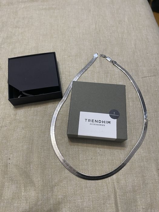 Colier argint placat cu rodiu