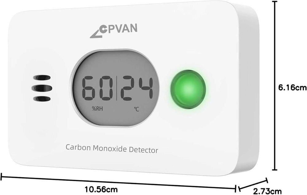 Детектор за въглероден окис  CO CPVAN безжичен 3-в-1- COS- X3 Plus