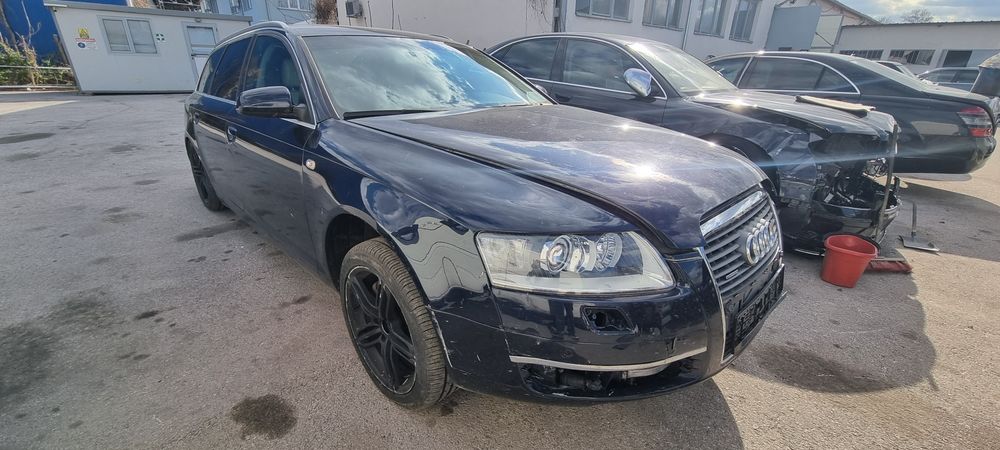 На части A6 4F 3.0TDI 224кс BMK въздушно бежов салон кожен Bose