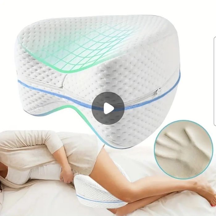 Perna cu spuma de memorie pentru dormit pe lateral