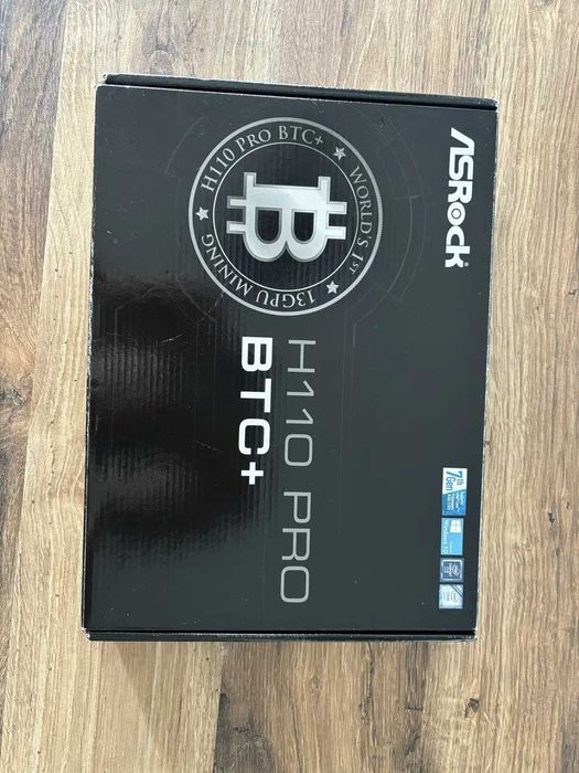 Lot 2x ASRock H110 Pro BTC+, plăci de bază minare, defecte, pentru piese