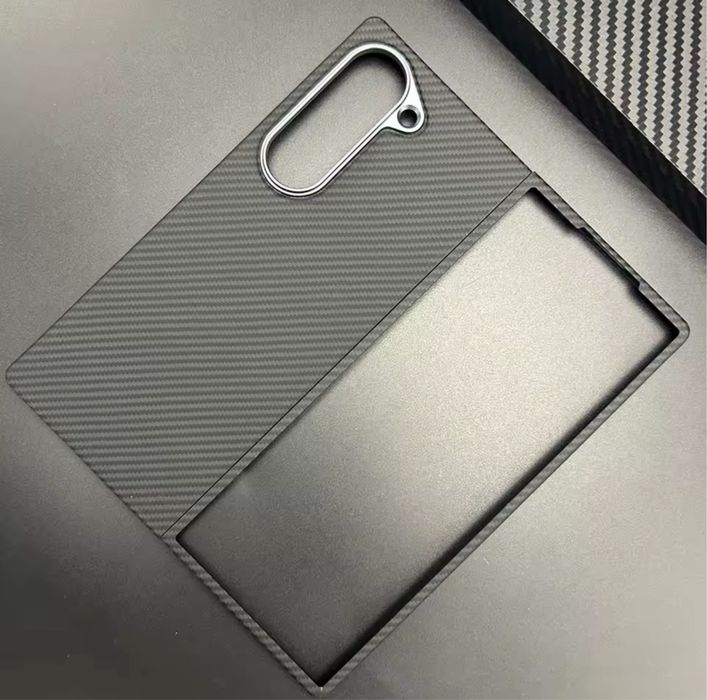 Samsung Z FOLD FLIP 6 Husa Super Slim 0,2 Carbon Kevlar Fata Spate