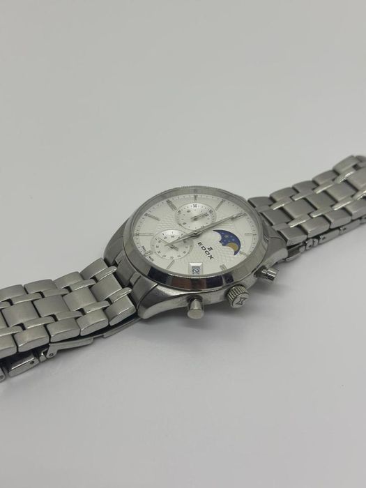 Ceas EDOX Les Vauberts Moonphase Chrono 01655 -A-