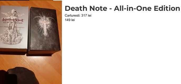 Death Note All-in One Edition-stare foarte buna