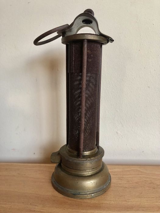 Старинен корабен меден фенер, внос от Англия