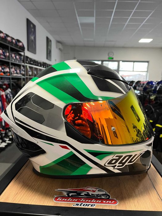 Мото каска AGV K5 HURRICANE,L 59-60,очила и разговорно устройство