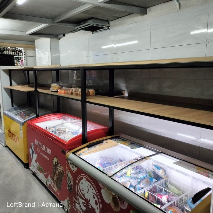 Изготовление стеллажей. Лофт мебель.