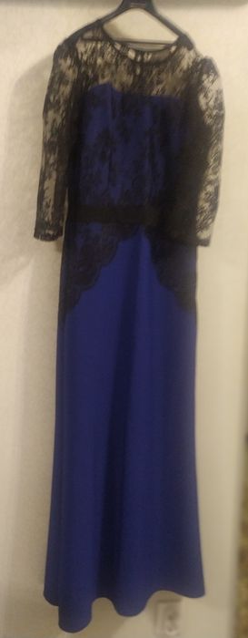 Платье вечернее, синего цвета. Турецкий.