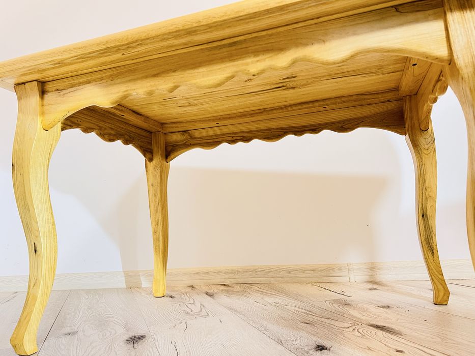 Masuta cafea noua din lemn masiv de pin facuta de un mester artizanal