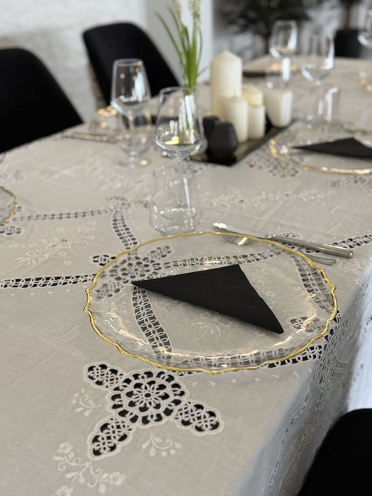 Fata de masa crosetata manual