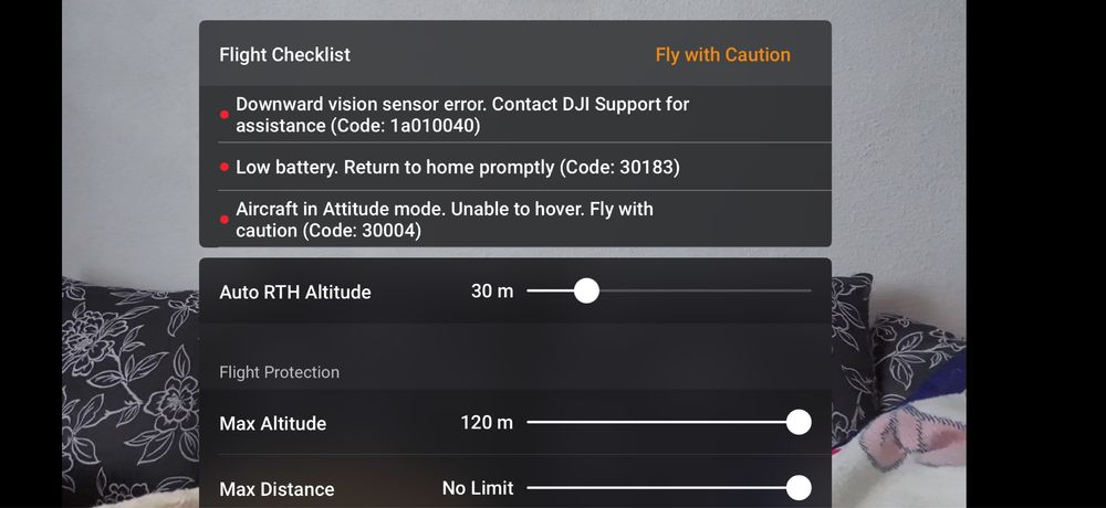 Drona dji defecta