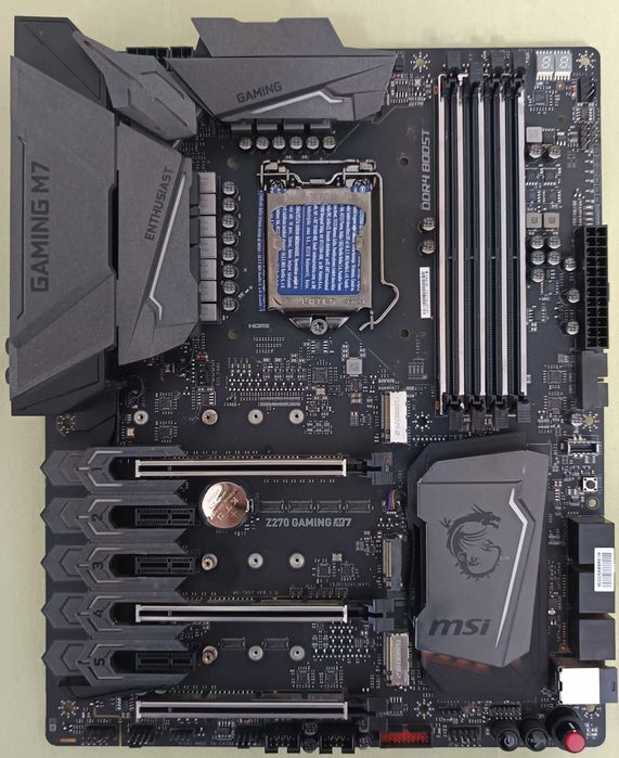 Placa de baza MSI MS Z270 Gaming M7 soket 1151 Intel Gen 6 si 7 Slot M2