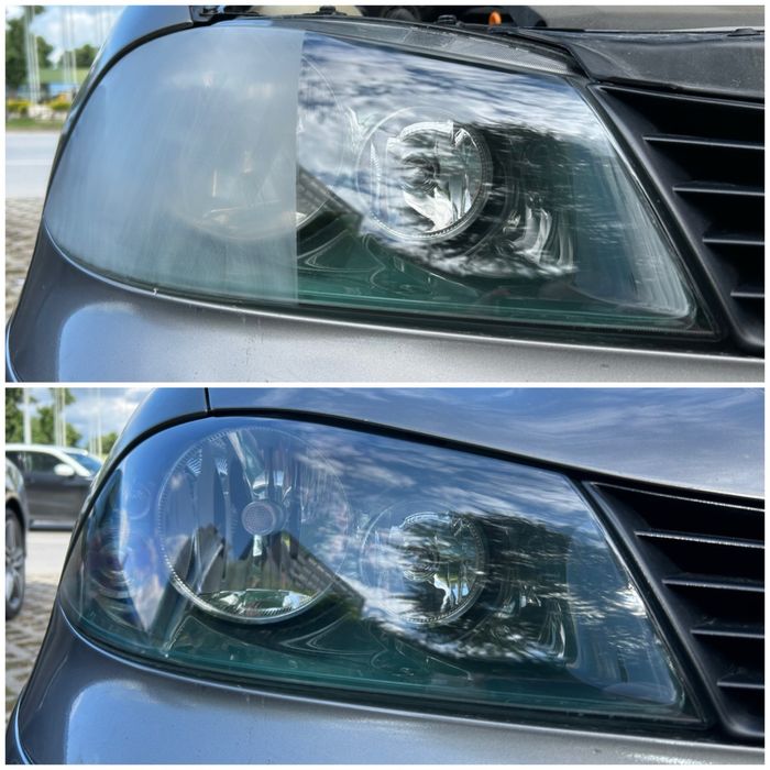 Полиране и пастиране на автомобили, полиране на фарове