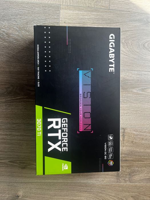 Placa Video NVIDIA RTX 3070 Ti Gigabyte Vision OC 8GB GDDR6X