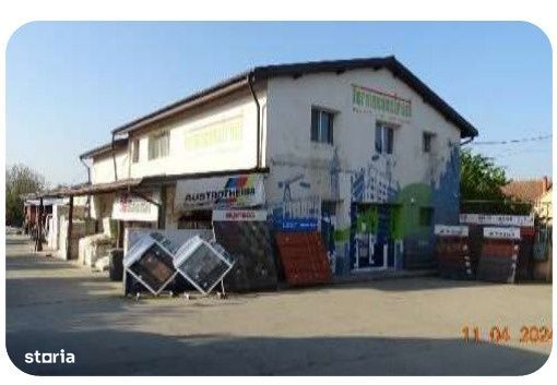 Spatiu comercial/depozit + birouri, 287 mp, teren 1.700 mp - Sanandrei