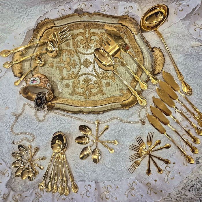 Позлатени прибори Solingen 23/24 карата