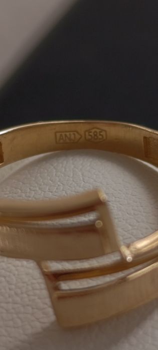 Золотое кольцо, Турецкая модель, цвет жёлтый,проба585,вес 1,74гр,р 18